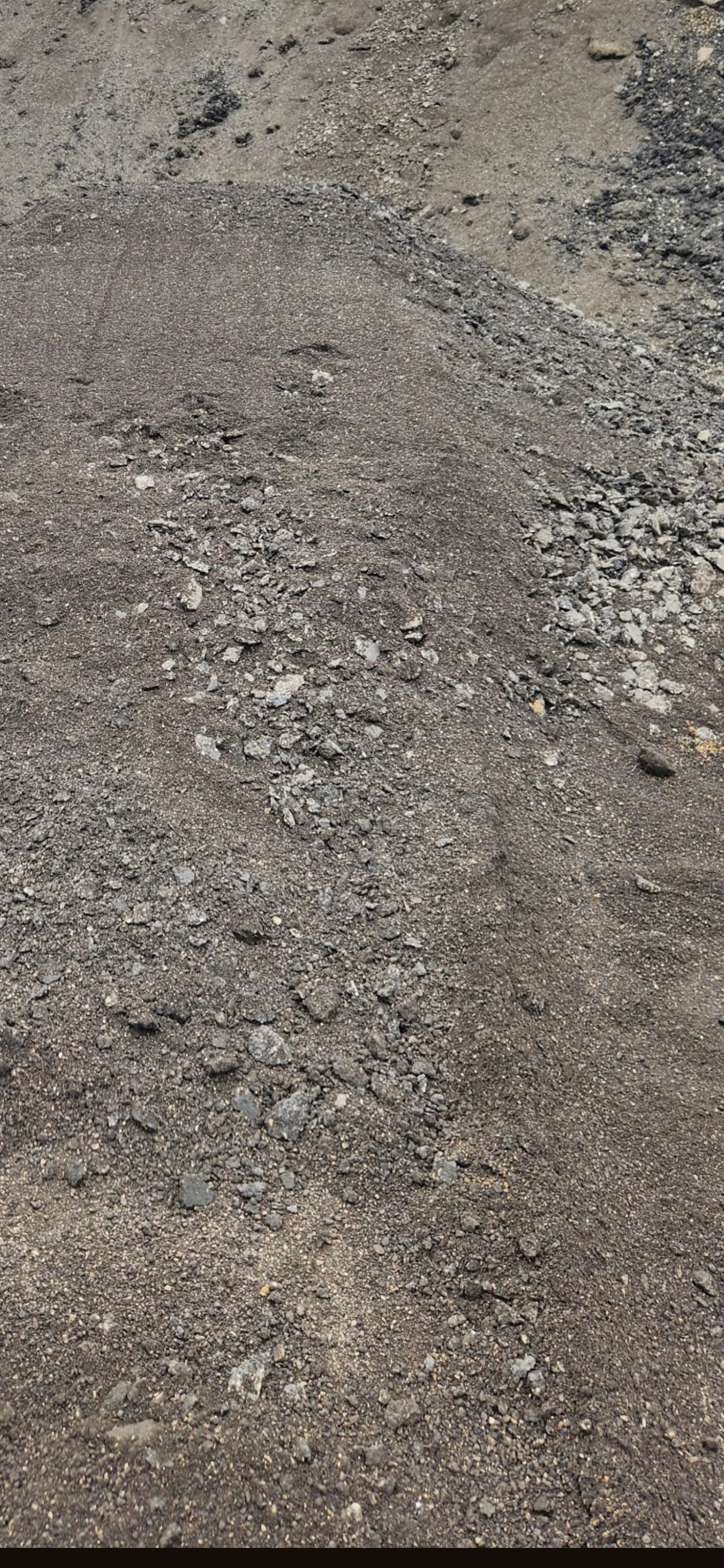 Asphalt grinding coarse